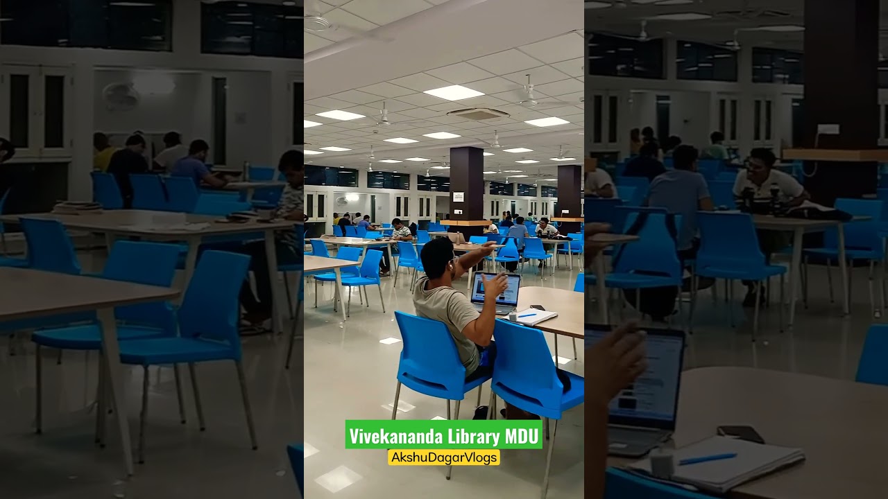 MDU Library || Reading Hall #mdurohtak #mdulibrary #vivekanandalibrary #mdu #shorts #viralshort