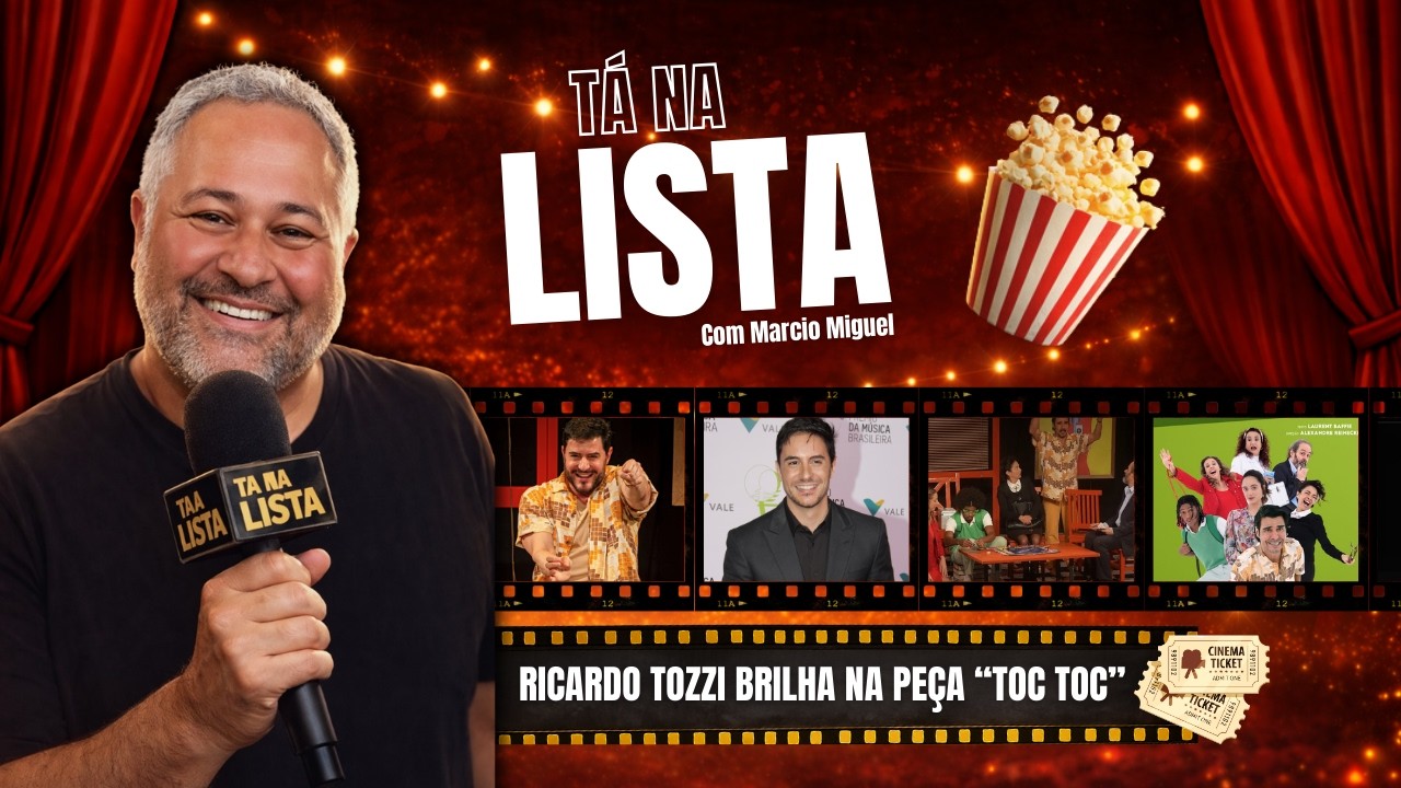 SUCESSO DE PÚBLICO: RICARDO TOZZI BRILHA NA PEÇA “TOC TOC” EM SP | @TVTEC JUNDIAÍ