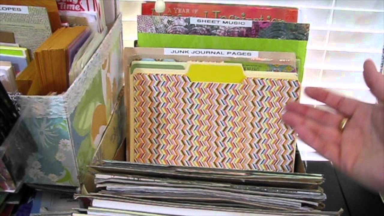 Экскурсия по арт-комнате 2015: организация материала для журналов-мусорщиков