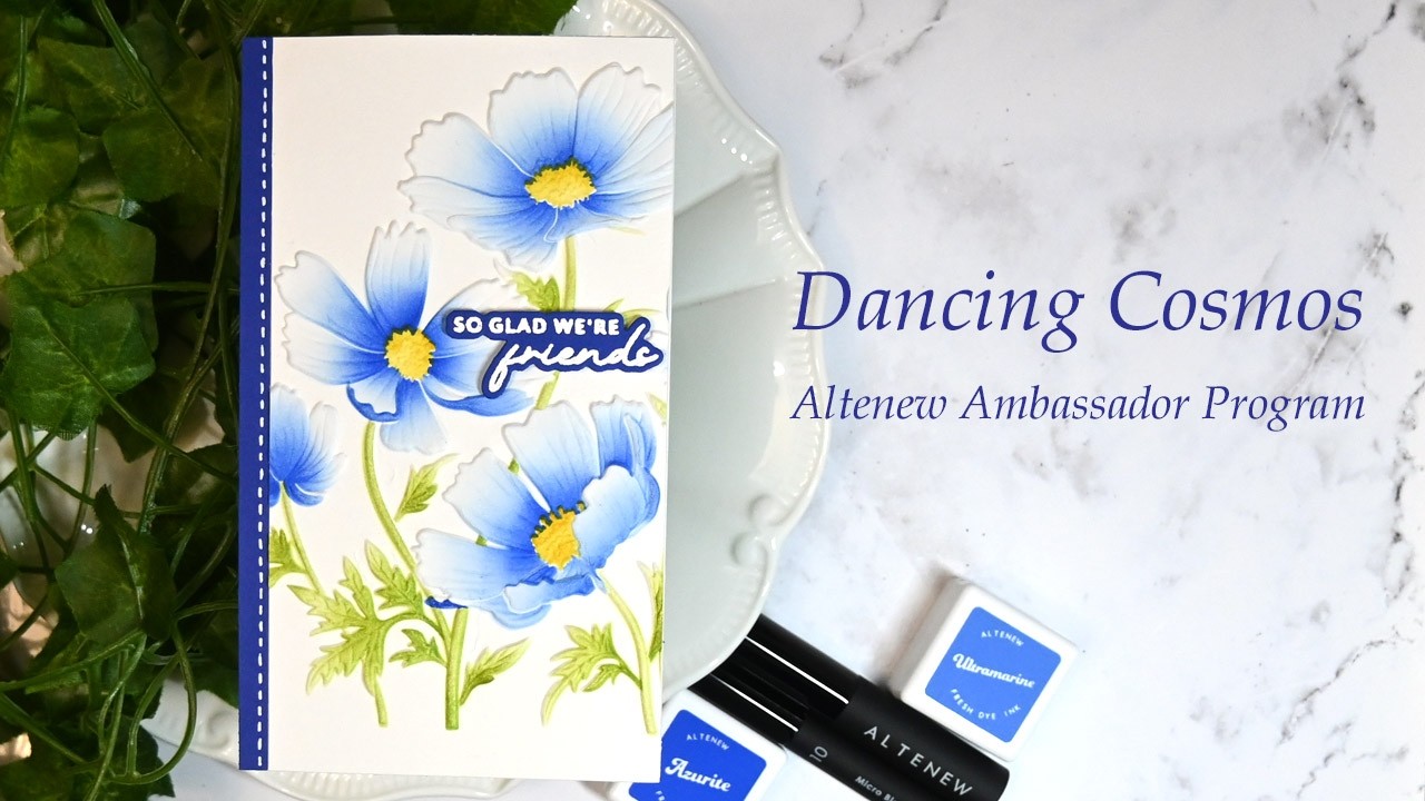 Dancing Cosmos - Посол Altenew + промокод!