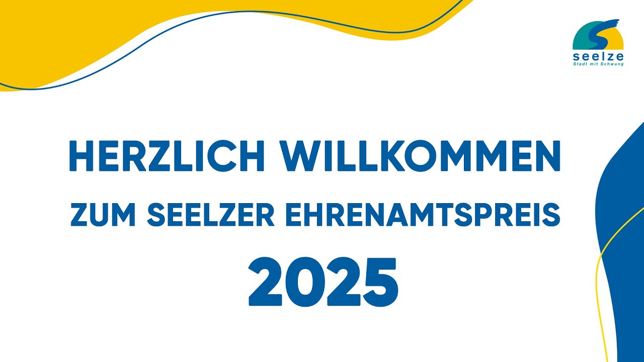 Ehrenamtsfeier 2025 – Stadt Seelze verleiht erstmals den Preis „SeelzeEngagiert“