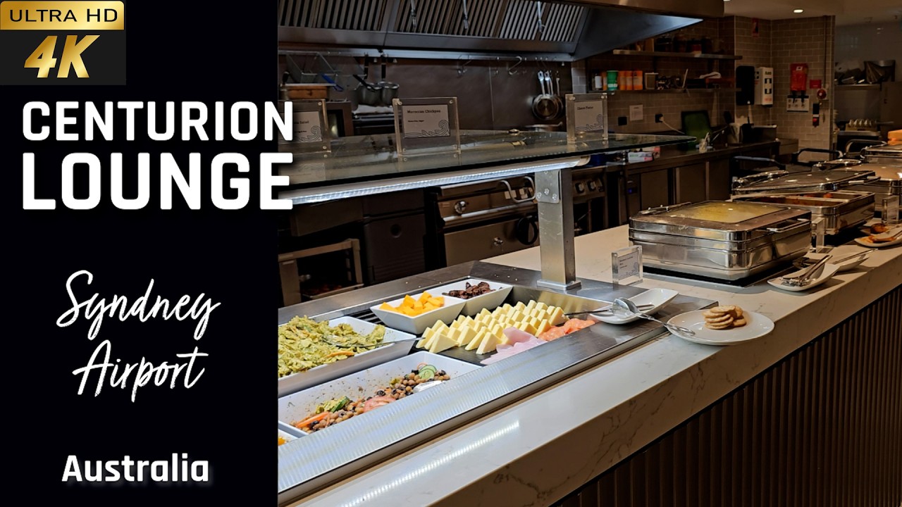 [4K] The Centurion Lounge Sydney Airport tour 2025 | AMEX lounge Sydney | American Express Lounge
