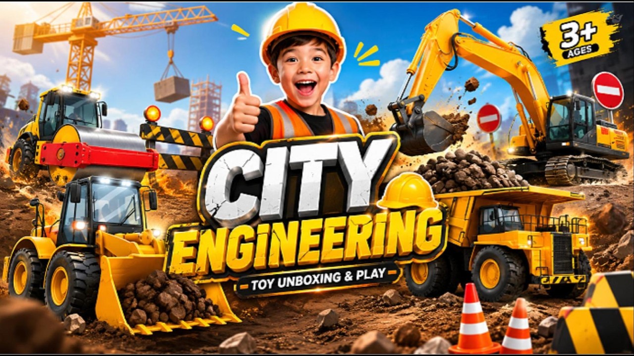 🚜 HUGE Construction Toys Unboxing! Dump Truck, Excavator & Bulldozer Collection for Kids 🏗️