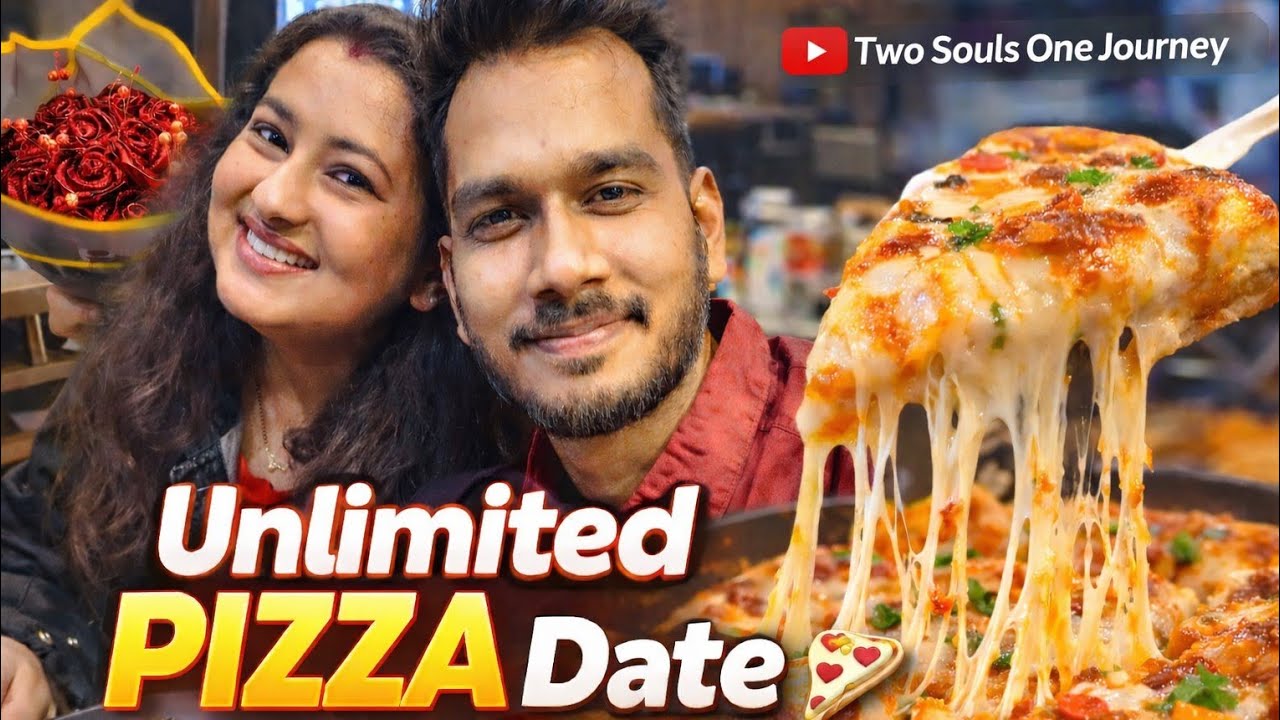 Valentine’s Day Pe Unlimited Pizza Date #Vlog 68