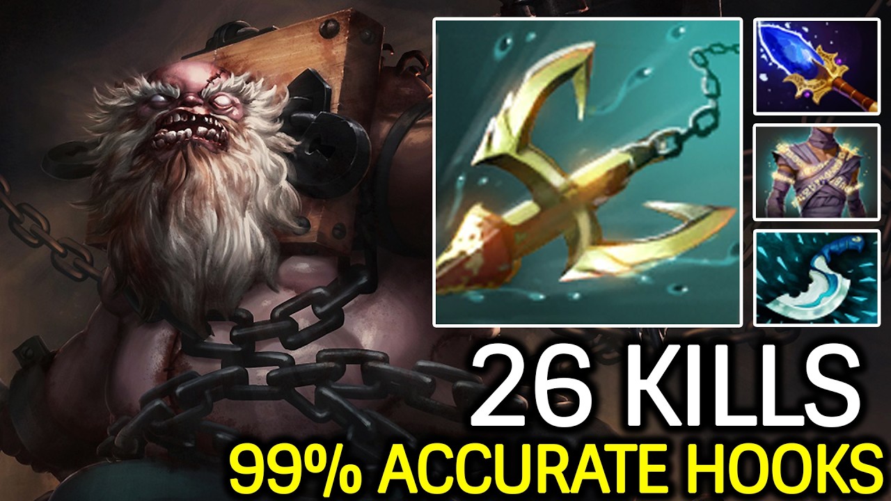 99% ТОЧНЫЕ КРЮКИ &ndash; Pudge Mid Nonstop Gank Dota 2
