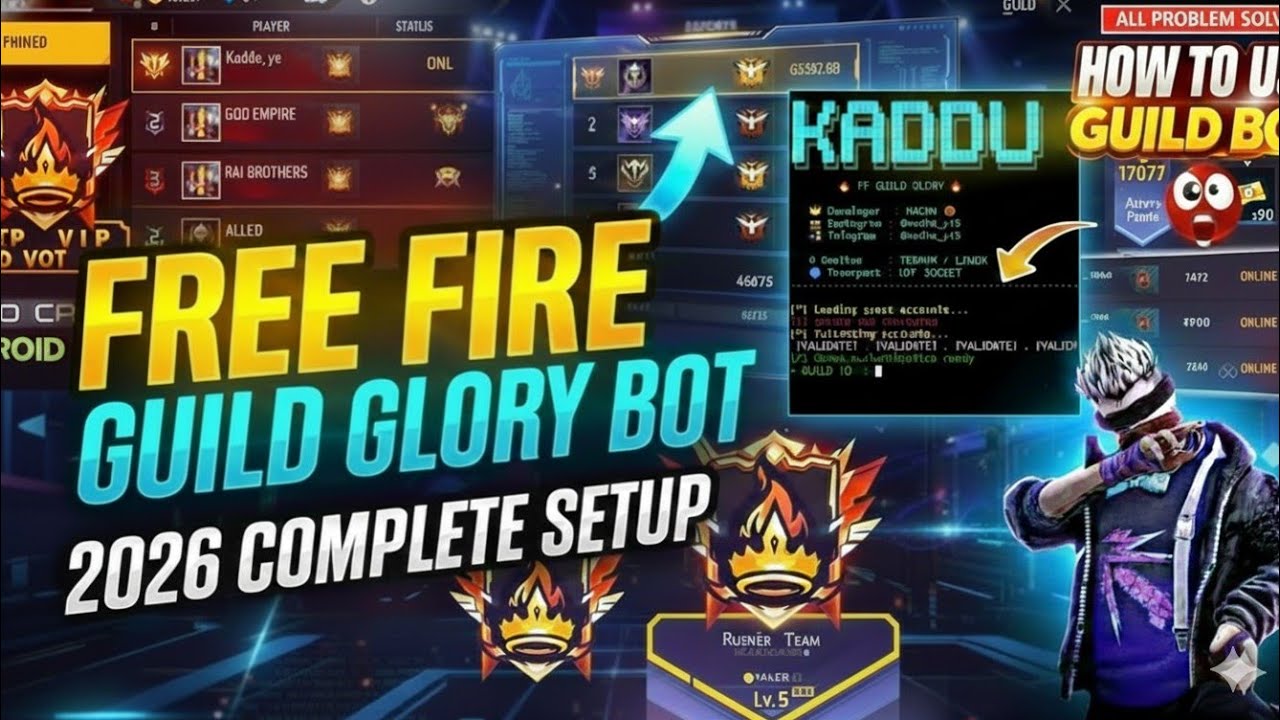 🔥 GUILD GLORY BOT FOR FREE FIRE | HOW TO MAKE | REALITY EXPOSED | #freefireindia #freefire