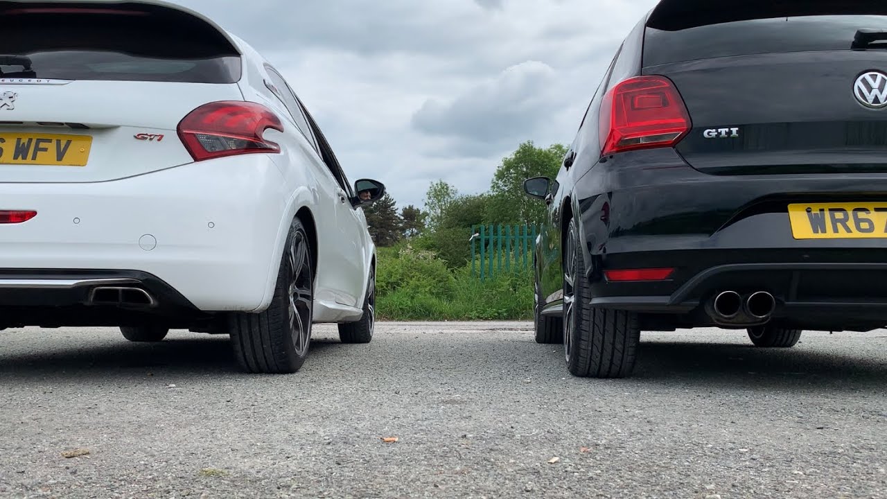 6c Polo GTI Vs Peugeot 208 GTI Exhaust Comparison