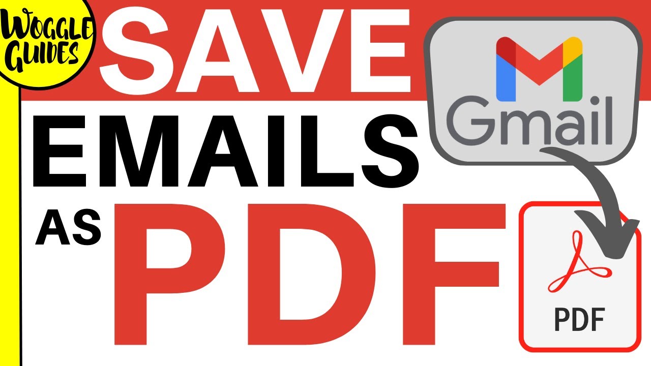Как сохранить Gmail в PDF на настольном ПК