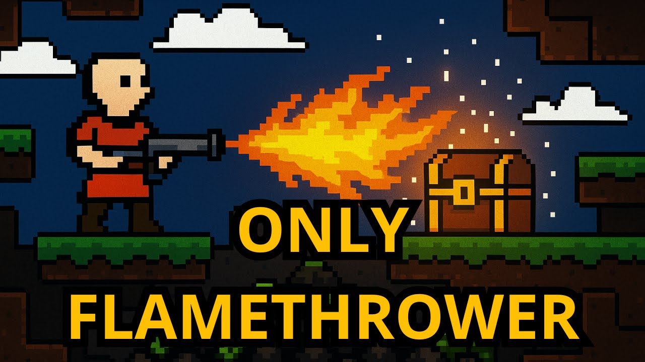 ONLY FLAMETHROWER to DAY 25!? 🔥 Firestarter Sky Map | Coal LLC