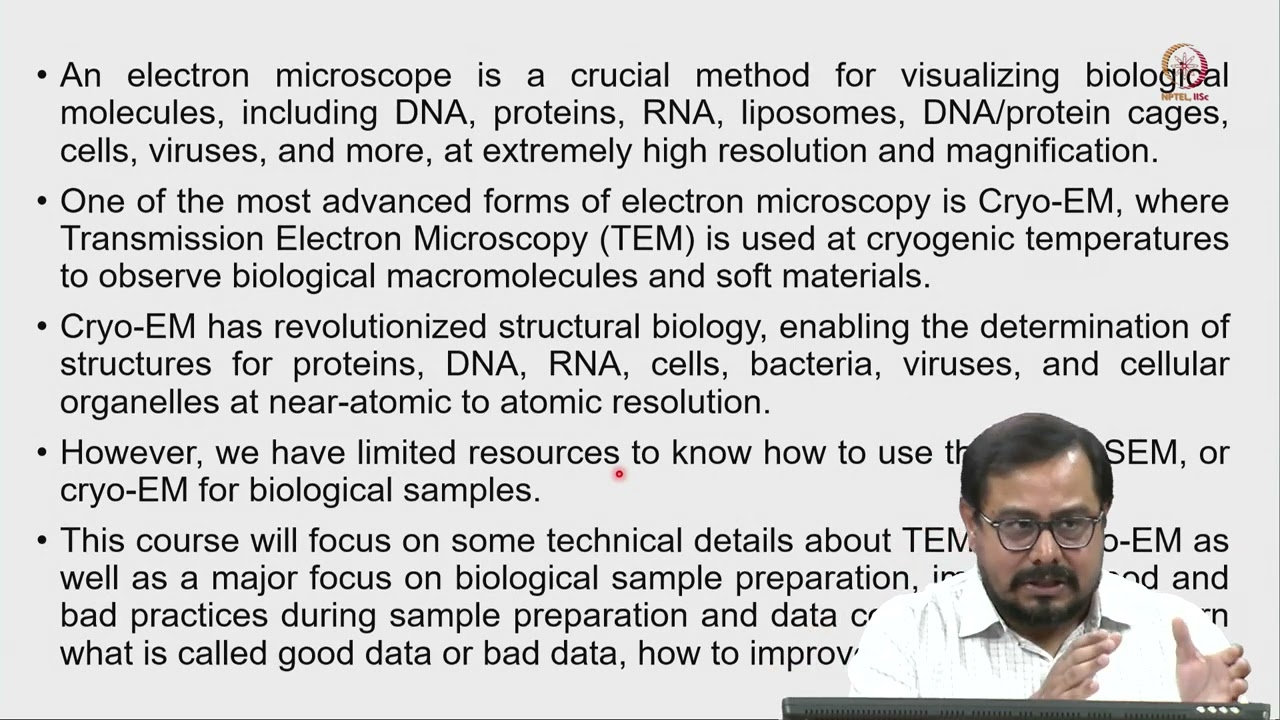 Fundamentals of Cryo EM and 3D Image Processing in Structural Biology Intro mp4
