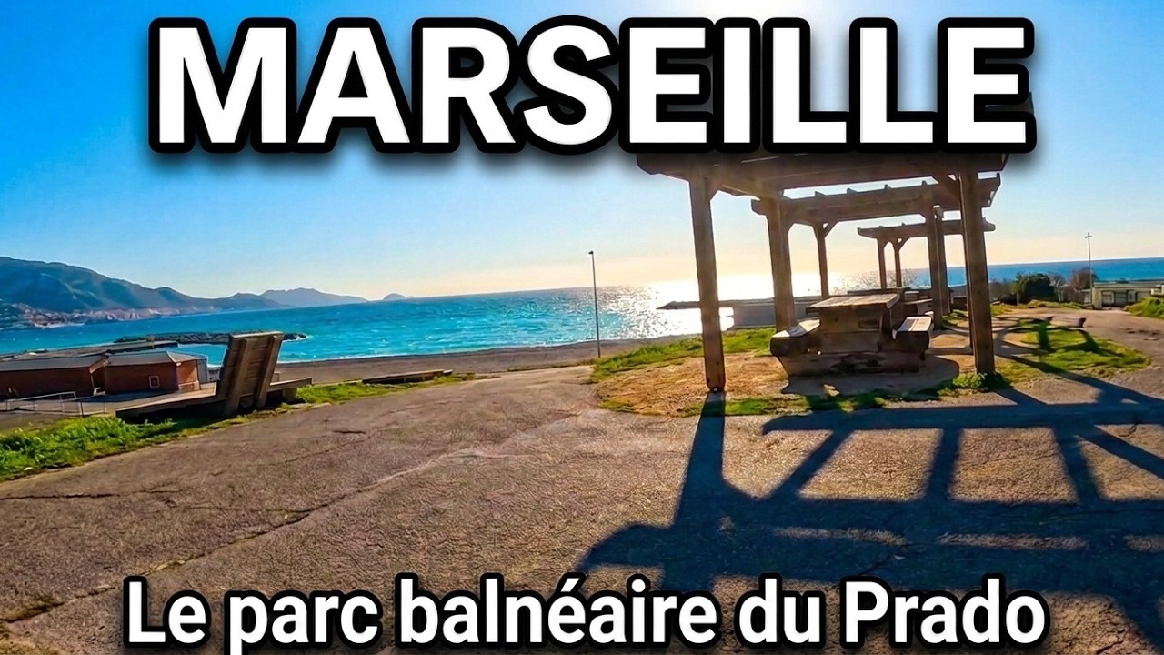 MARSEILLE 🇫🇷 Le long du rivage sur les plages du Prado