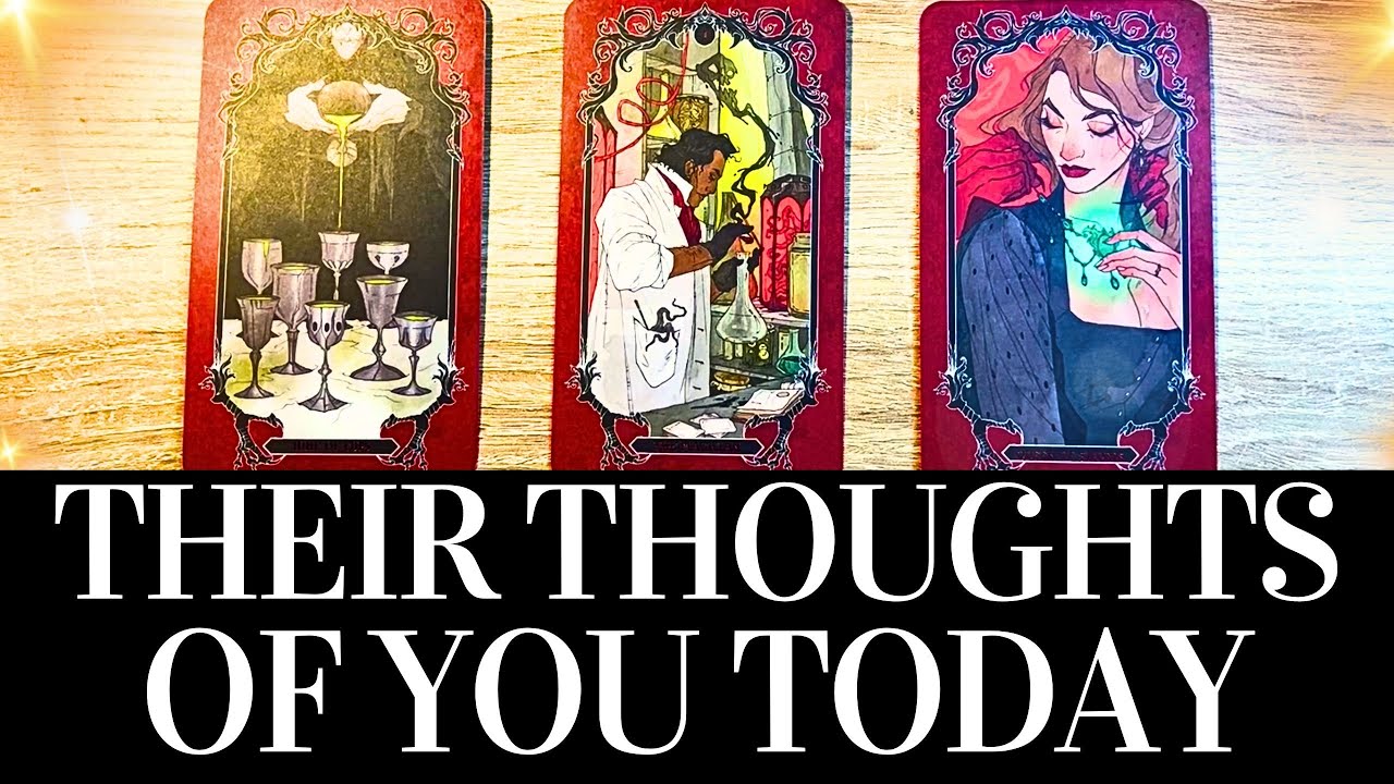 PICK A CARD 🥰🔮 Their THOUGHTS Of YOU Today 🔮🥰 What Is On Their Mind? ❤️ Love Tarot Reading Soulmate