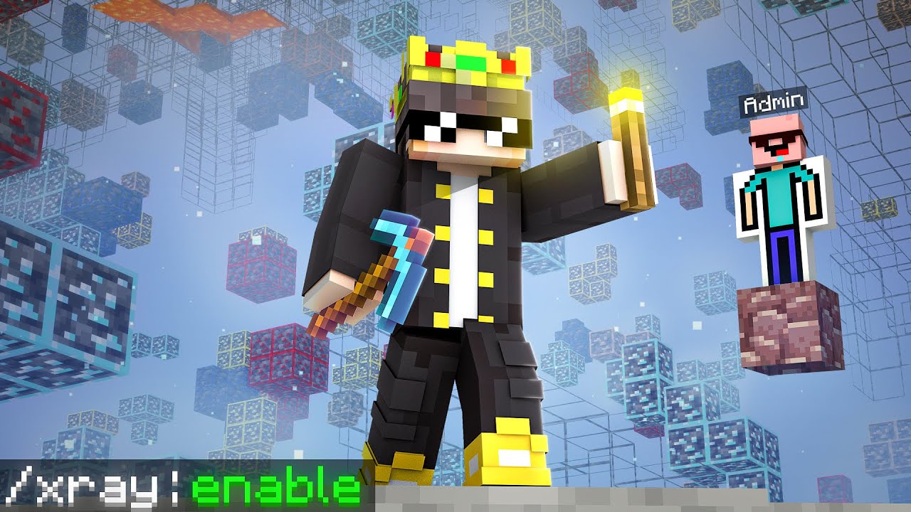 Secretly X-RAYING On My Brother's Minecraft SMP..!