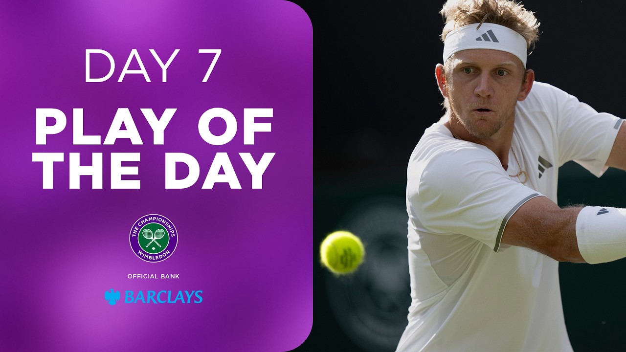 Is this the BEST point of the tournament?! 🤯 | Barclays Play of the Day | Day Seven | Wimbledon 2026