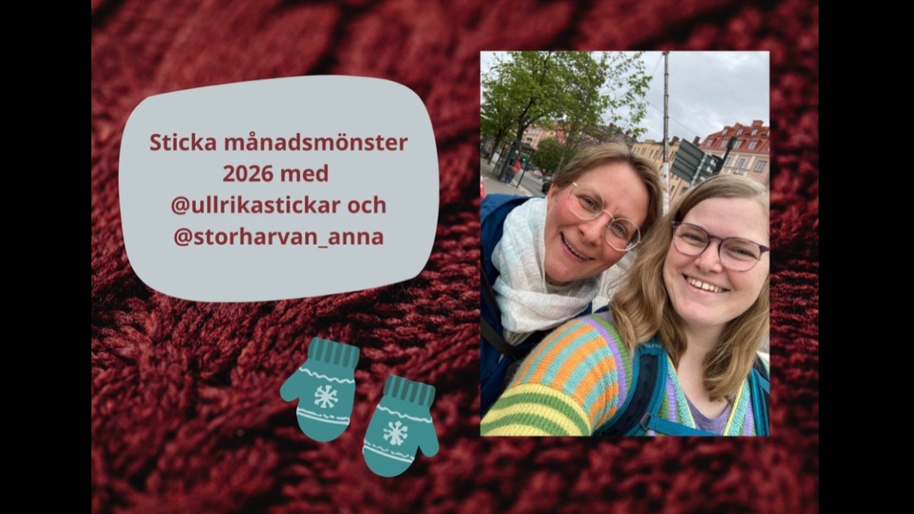 Sticka månadsmönster avsnitt 3