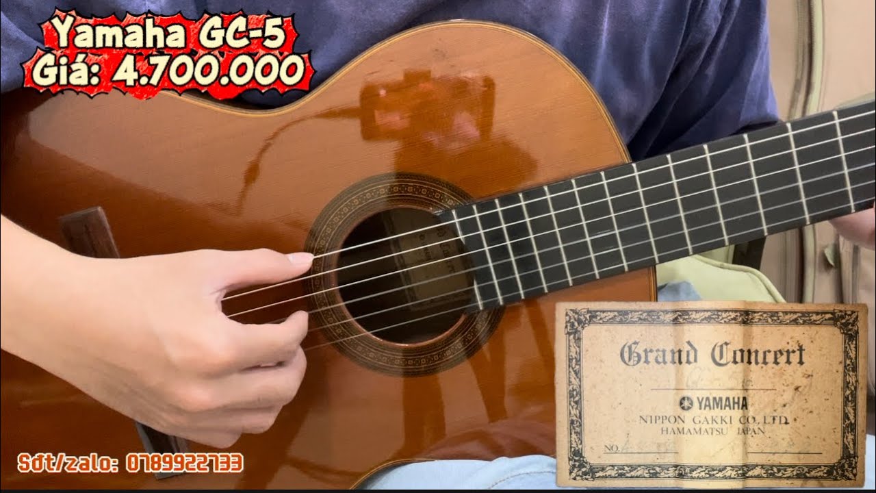 Yamaha GC-5 (1982) giá thanh lý chỉ 4 triệu 700. Liên hệ: 0789922733