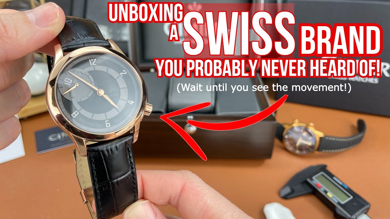 Unboxing a Beautiful Swiss Made Watch! Cimier Petite Seconde Black! The Movement is Amazing!