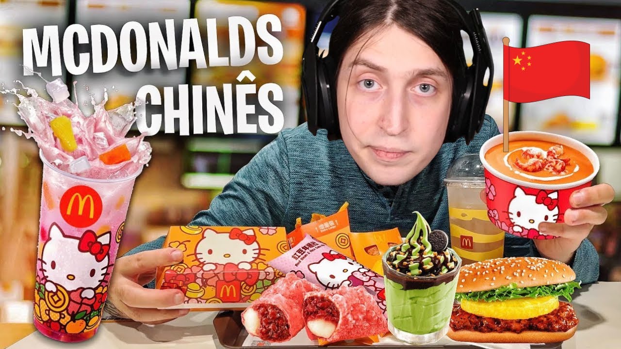 Provando o BIZARRO McDonald's de Hong Kong!