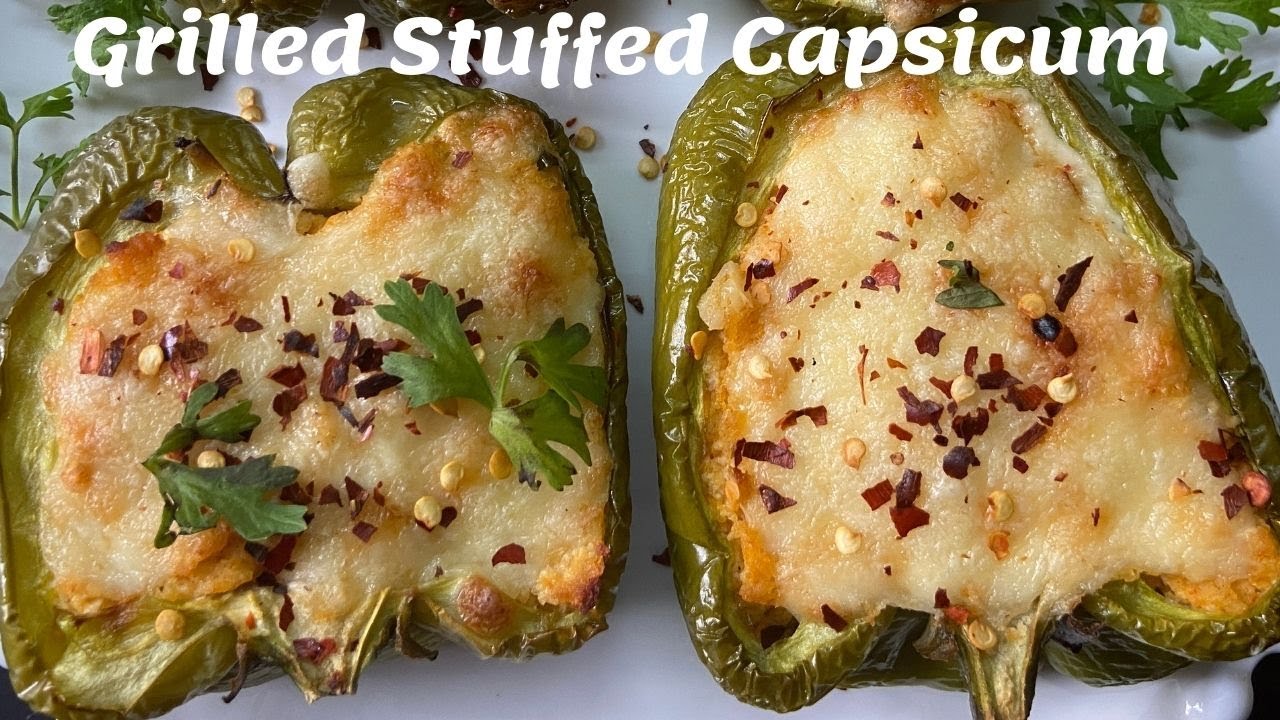 StuffedCapsicum | Stuffed Peppers |Wooed By Food