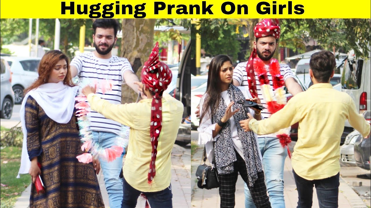 Hugging Prank On Girls | Prank in Pakistan | @HitPranks