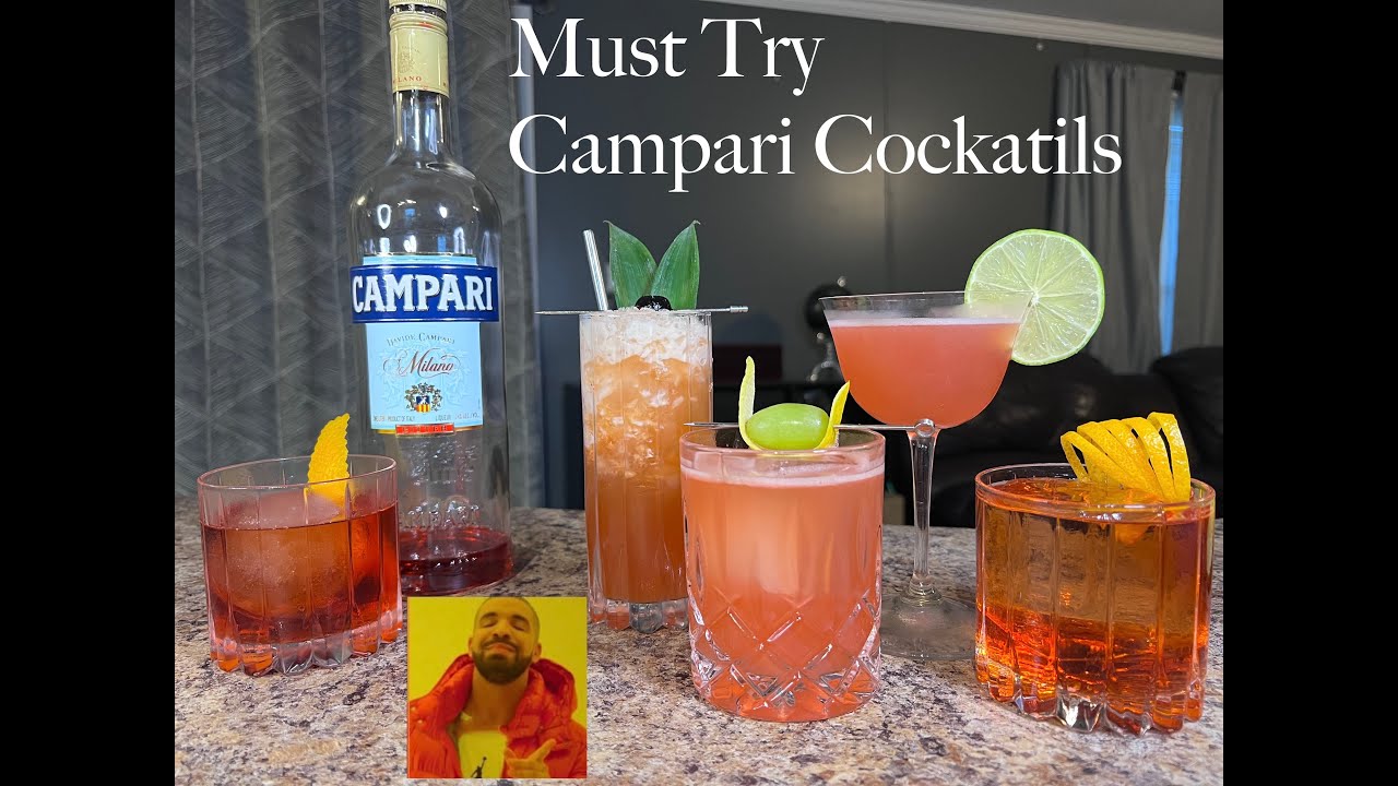 Campari Cocktails for people that Hate Campari