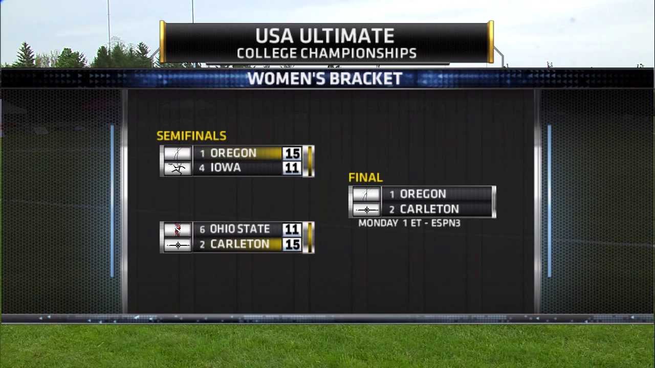 Recap of Carleton College (2) v Ohio State (6): 2013 College Women's Semifinal