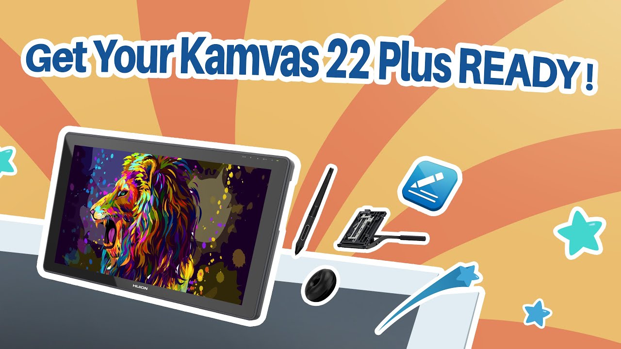 What's in the box? Kamvas 22 plus unboxing!