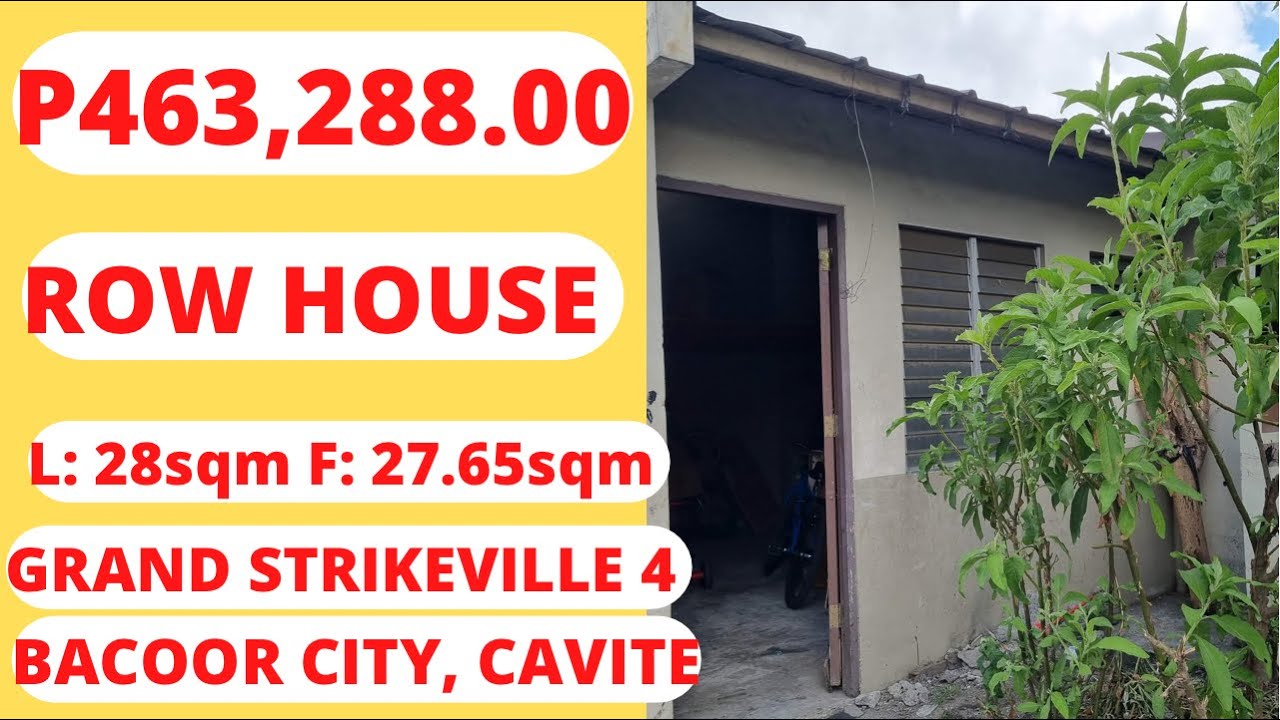 GRAND STRIKEVILLE 4 | BACOOR CITY, CAVITE | PAGIBIG FORECLOSED PROPERTY | NOYPI INVESTOR