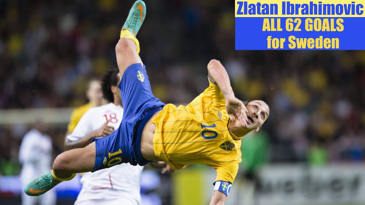 Zlatan Ibrahimovic ◉ All 62 Goals for Sweden 🇸🇪