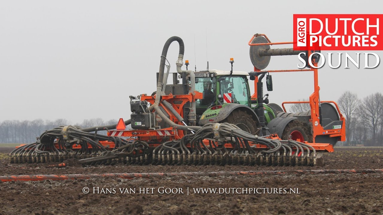 Slurry 2018 | Fendt 720 Vario + Schouten Spider sleepslang | Bouwland bemesten | Breure Swifterbant
