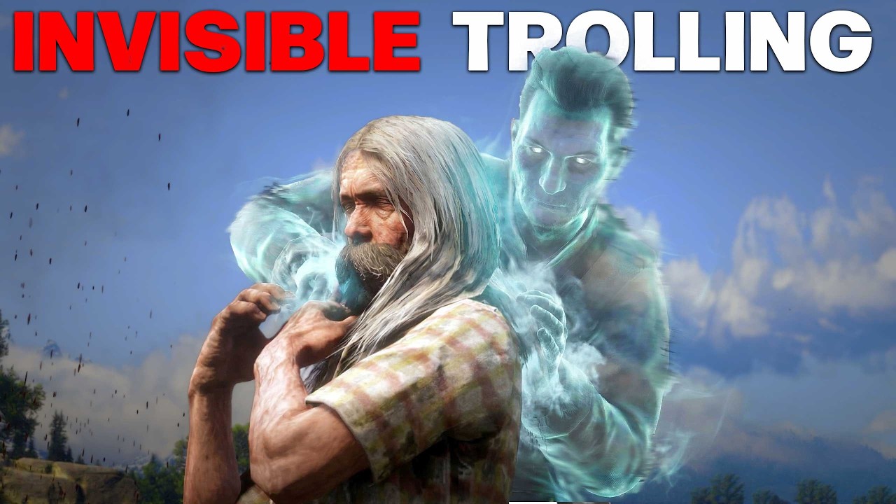 Trolling Players as an Invisible Ghost.. (Red Dead RP)