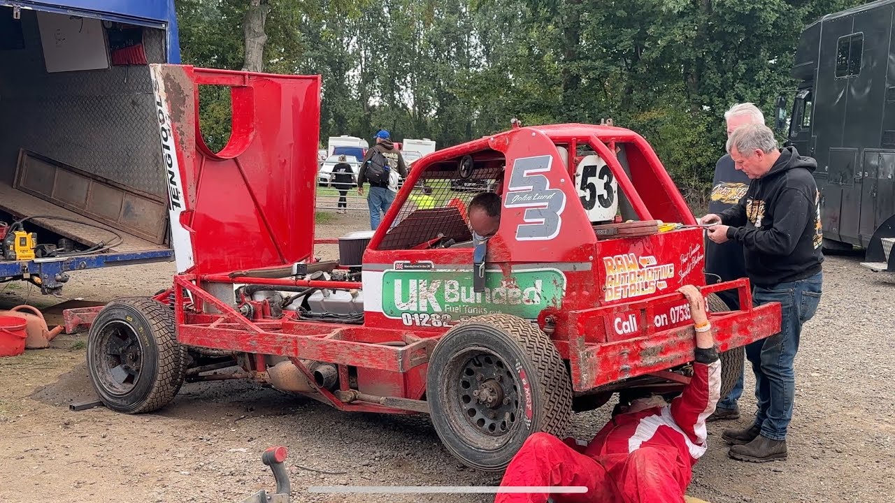 Mildenhall BriSCA F1 stock car world masters 2025 pit walk