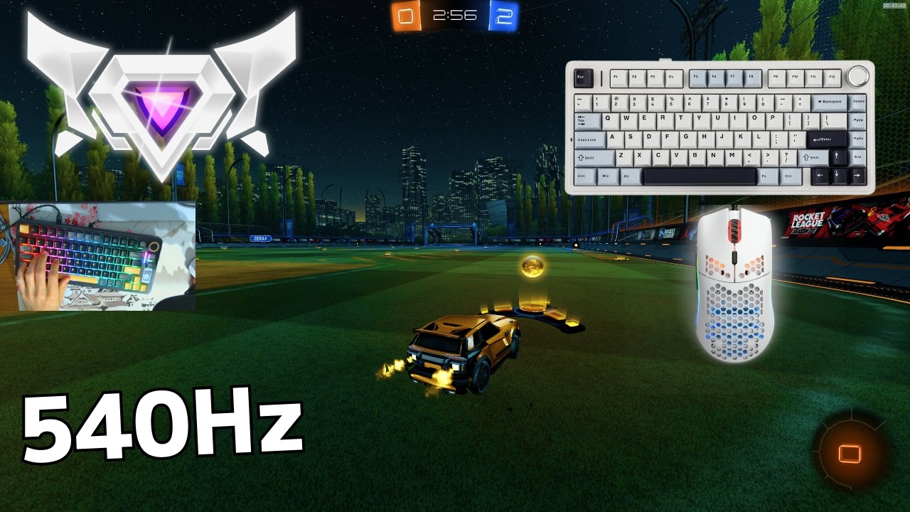 KBM ASMR 😴 Rocket League Ranked 🏆 Satisfying 360 FPS 4K