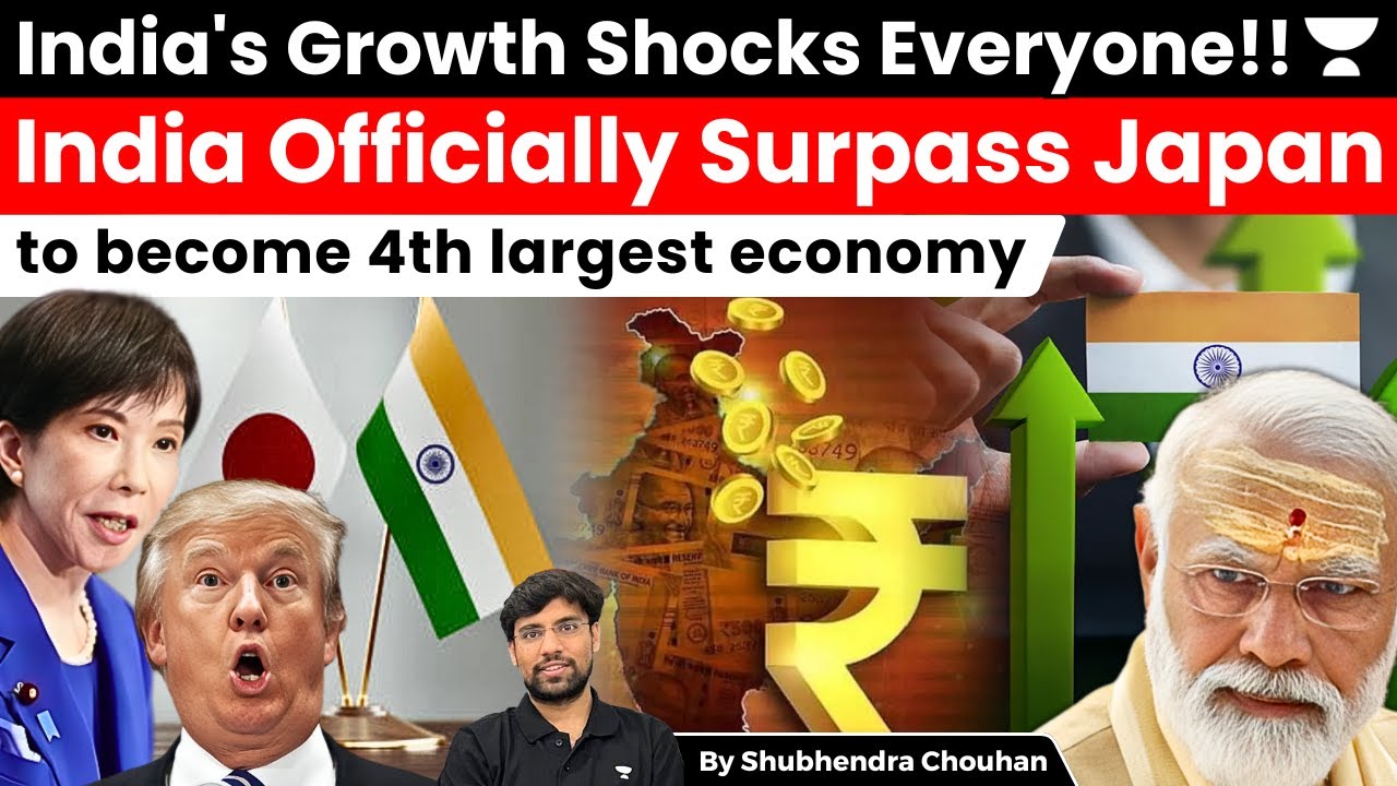 India Surpasses Japan To Become World's 4th Largest Economy: Government
