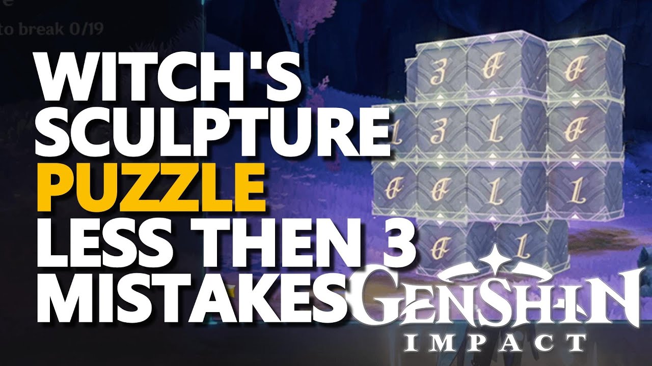 Witch's Sculpture Puzzle Genshin Impact