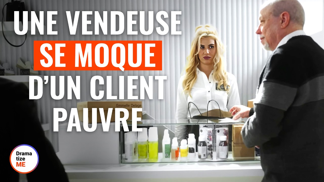 Une vendeuse ARNAQUE un pauvre CLIENT dans un magasin DE LUXE | @DramatizeMeFrance