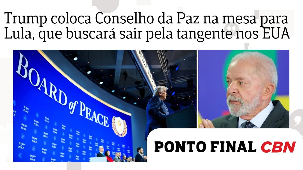 Trump coloca Conselho da Paz na mesa para Lula, que buscará sair pela tangente na Casa Branca