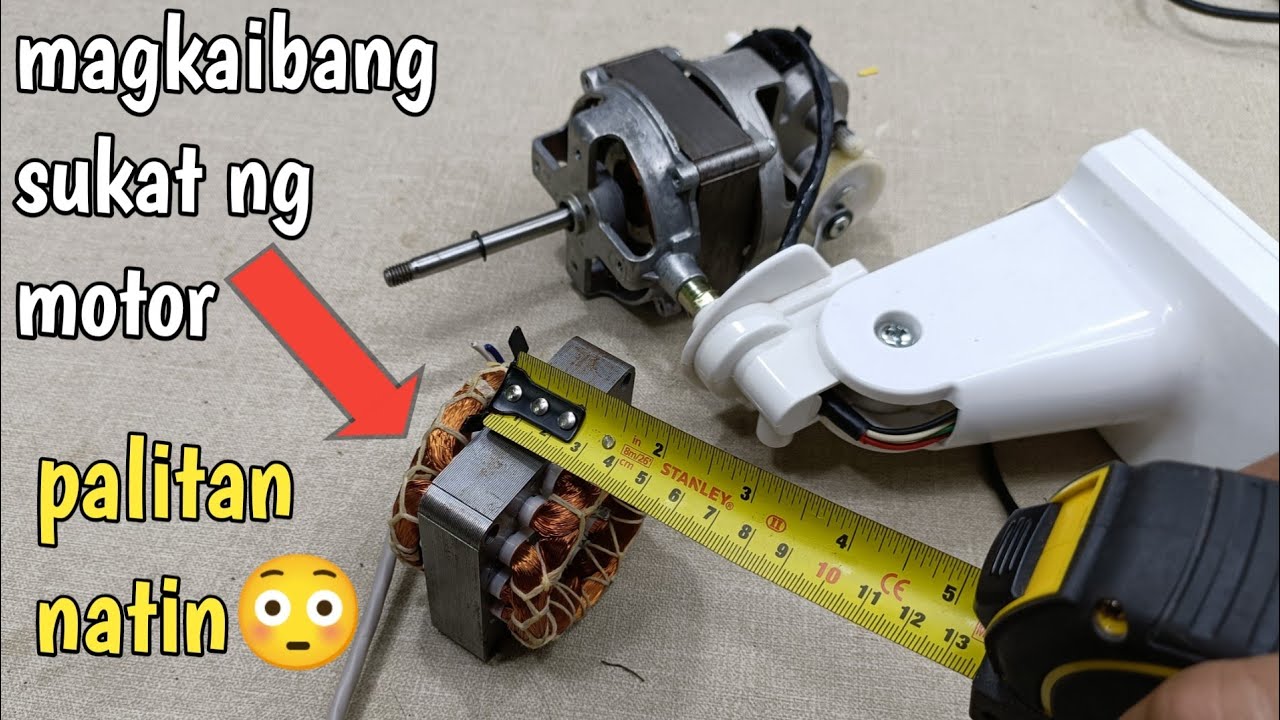 Ibang sukat ng motor ang ipapalit natin paano,?jm tutorial 😳😳👍