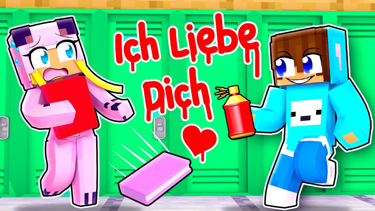 Der NEUE SCH&Uuml;LER ist in mich VERKNALLT! ✿ Minecraft HAUS