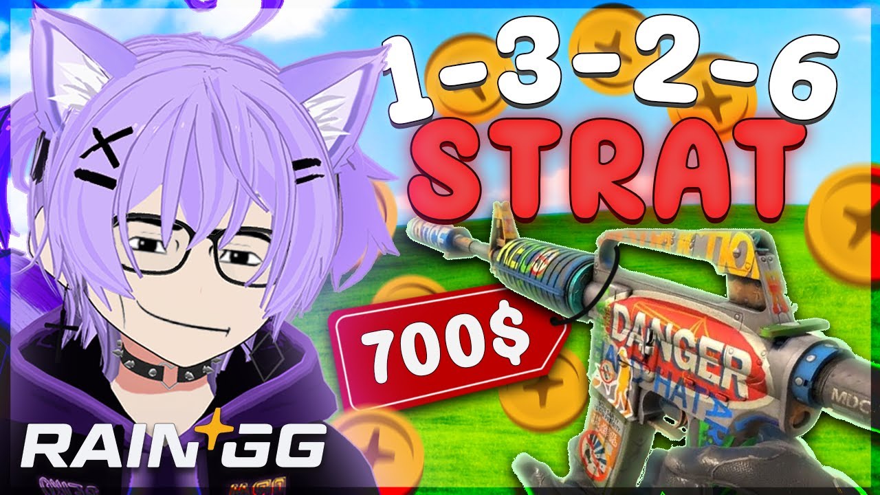 INSANE STRAT and VR GAMBLING = CASHOUT??! | RainGG (CS2)