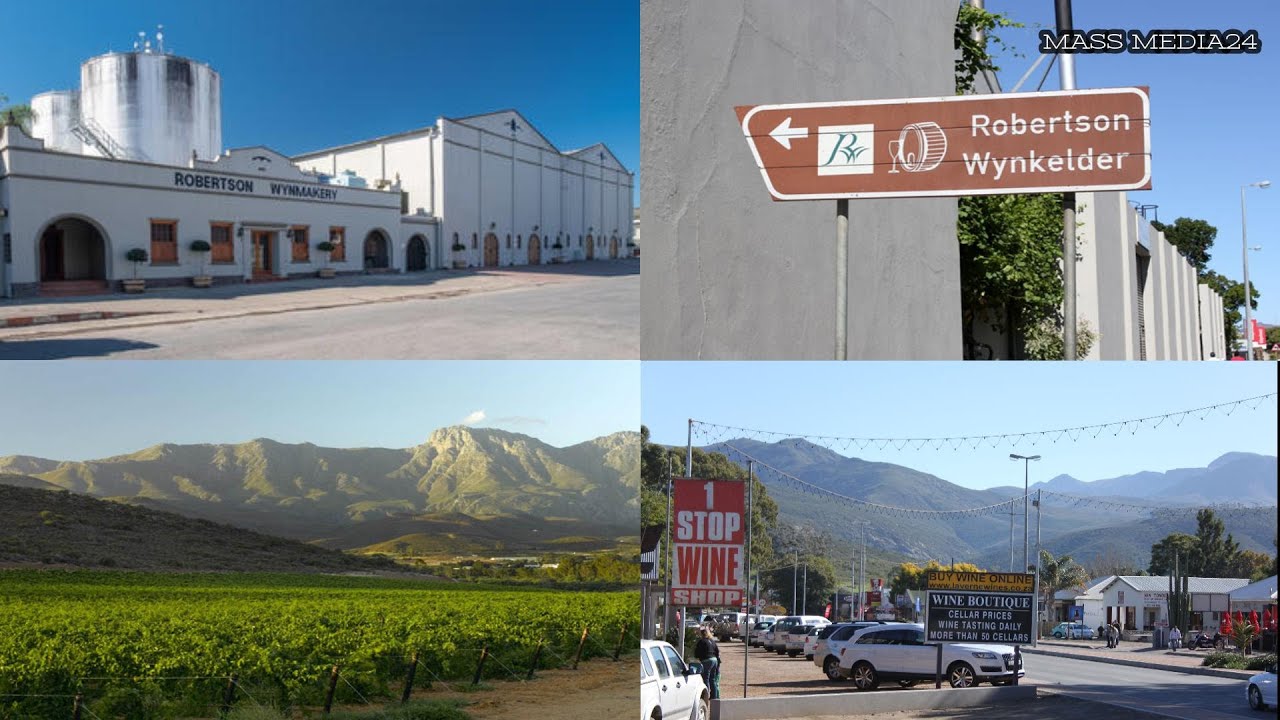 ROBERTSON TOWN ARRIVAL - GARDEN ROUTE    SOUTH AFRICA.