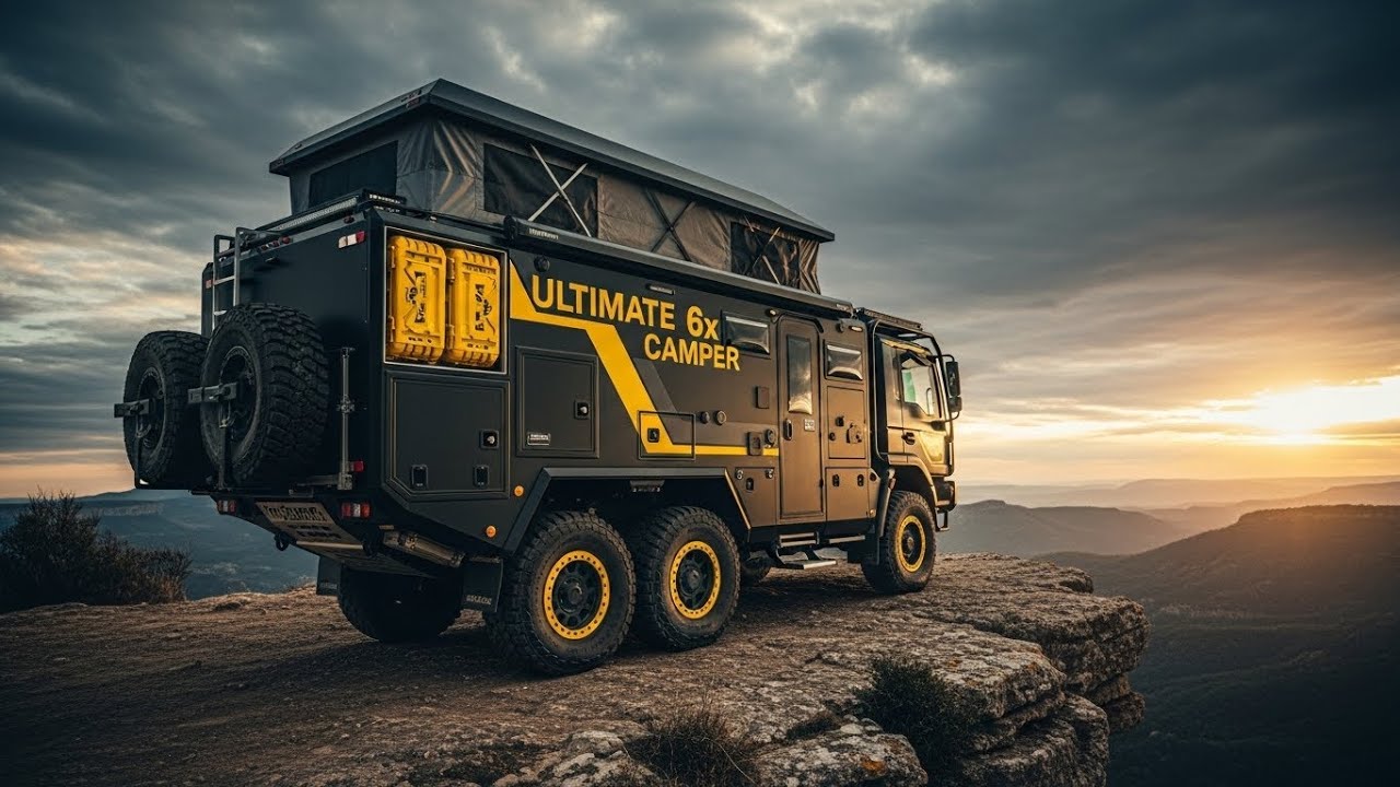 2026 Toyota Sprinter 6x6 Armored Camper - Military Grade Luxury RV