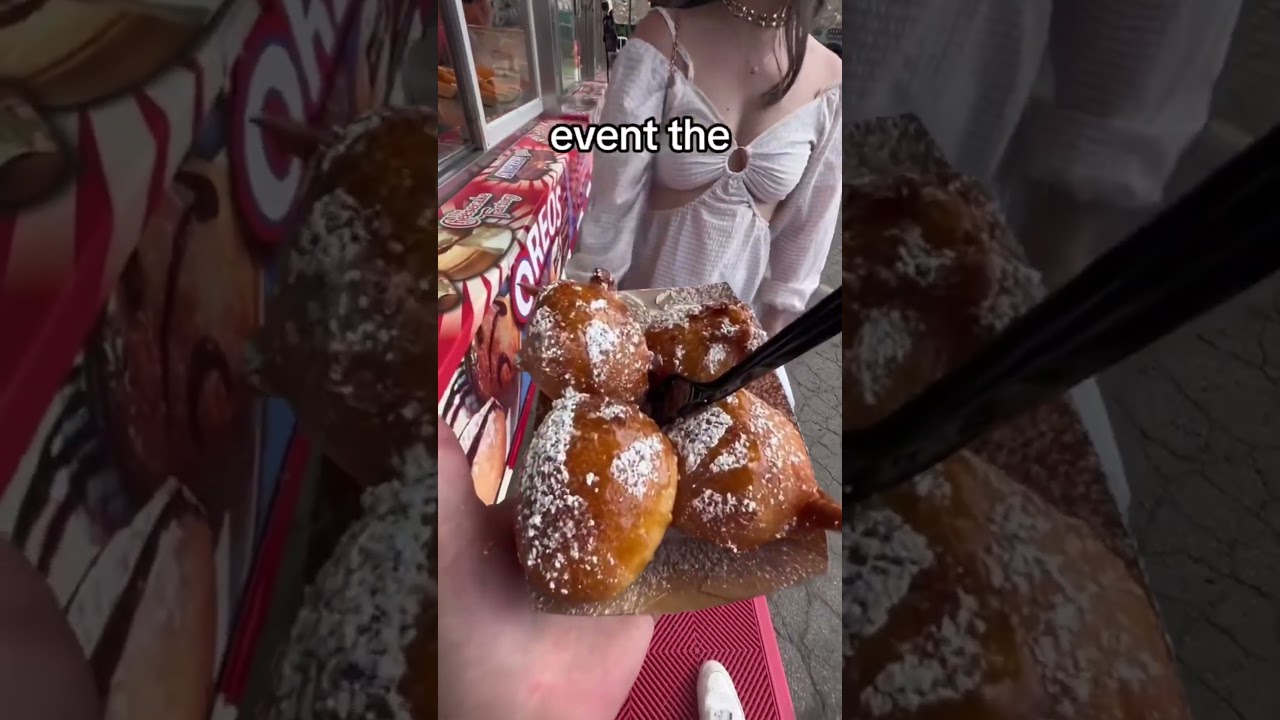 FRIED BUTTER 🧈 #irl #livestream #shorts #fair #lacountyfair