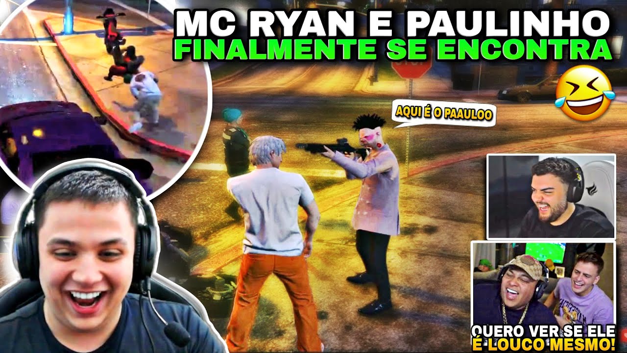 Finalmente MC Ryan Conheceu o Paulinho o Loko e fizeram a Resenha juntos kkk (visão deles Gta Rp)