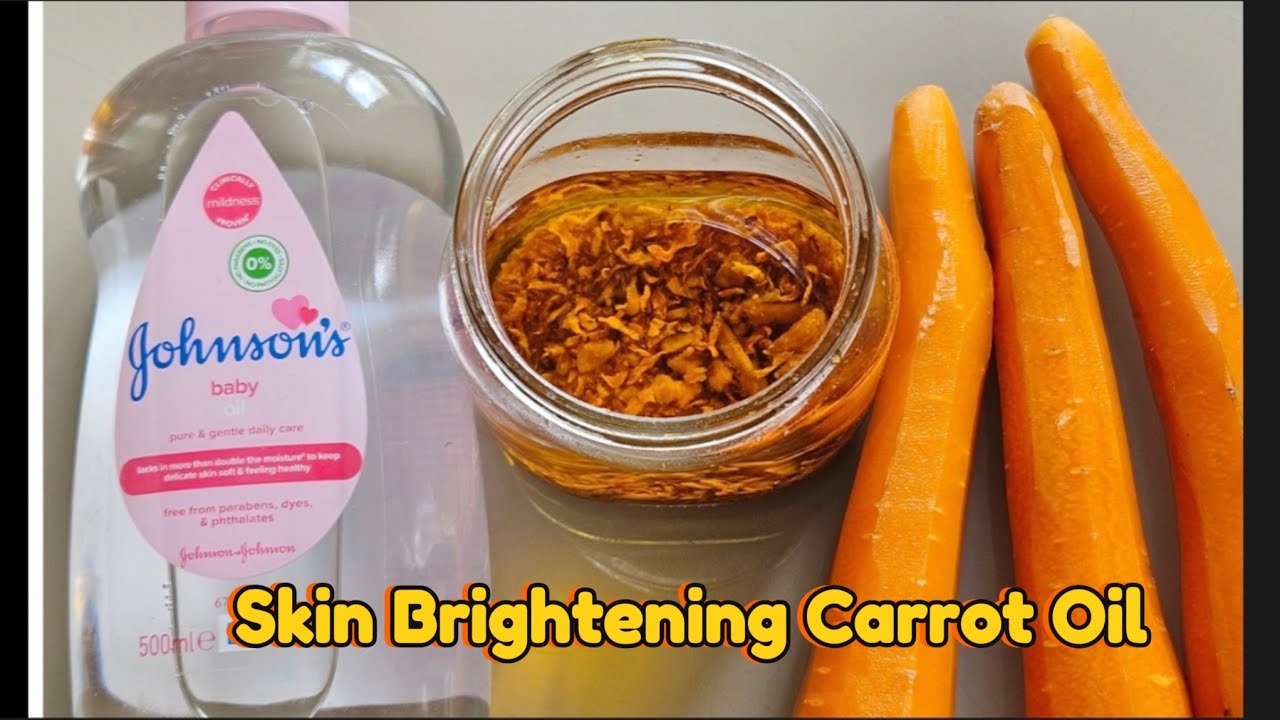 Try using JOHNSON Oil  Carrot Sandalwood Glowing & Skin Lightening OIL. - Showing 2 METHODS.
