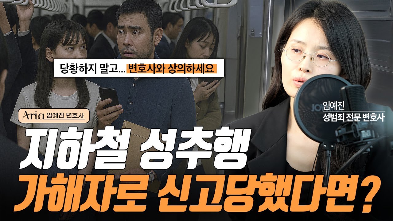 지하철에서 성추행으로 고소당했다면 당장 해야 할 것 | 부장검사 역임 임예진 변호사