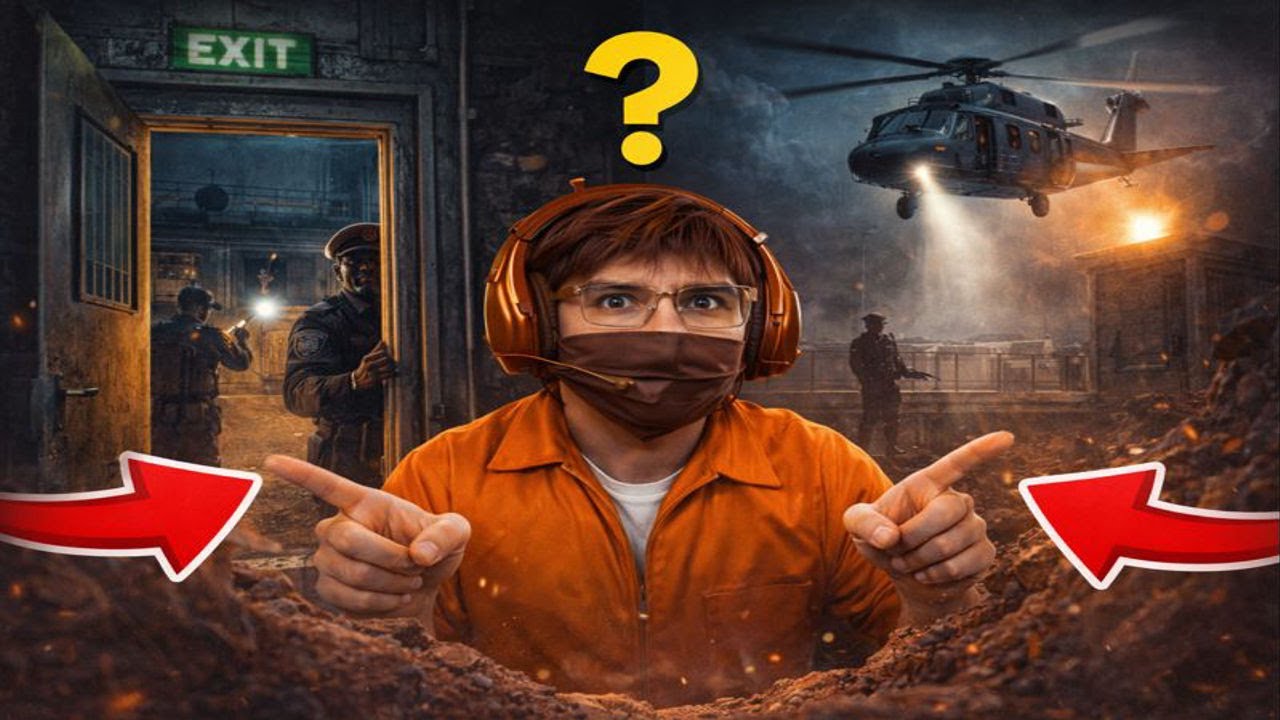 Finally Helicopter Escape! Prison Escape Simulator Dig Out #5 | Ending