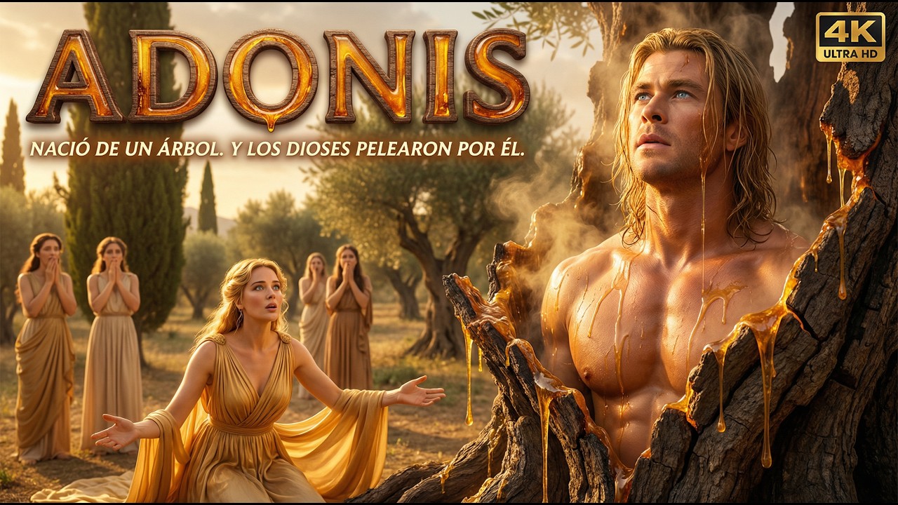 Nacido de un Árbol, Amado por Diosas: La Historia Completa de Adonis, el hombre más Hermoso.