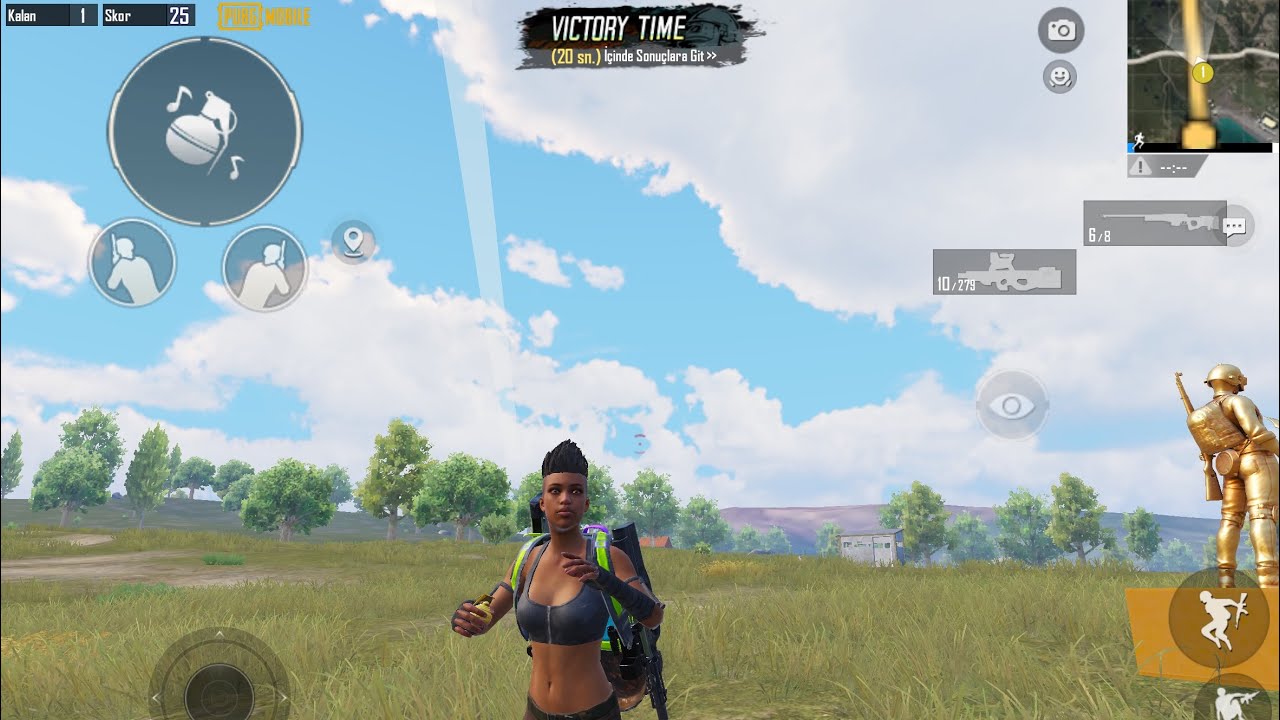 TEKLİ GİRDİM AMA BOT ATTI/PUBG MOBİLE