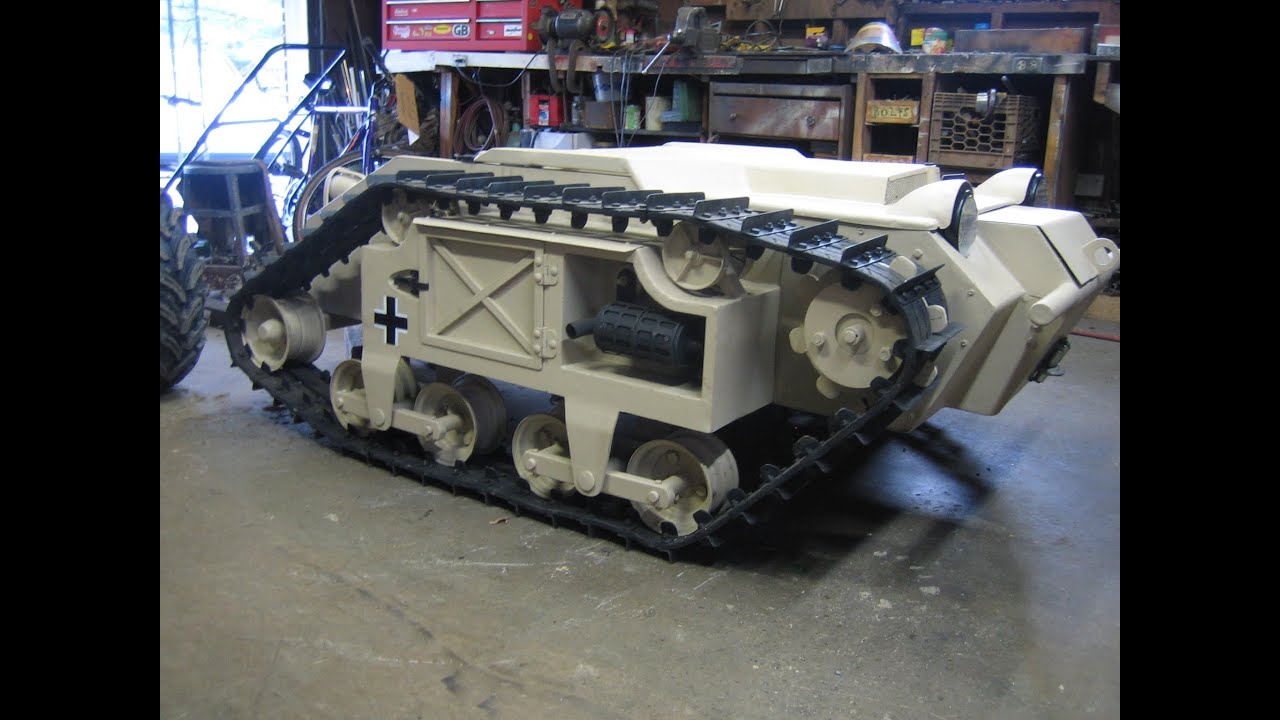 Goliath Mini Tank Gokart First Drive